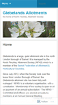 Mobile Screenshot of glebelandsallotments.org